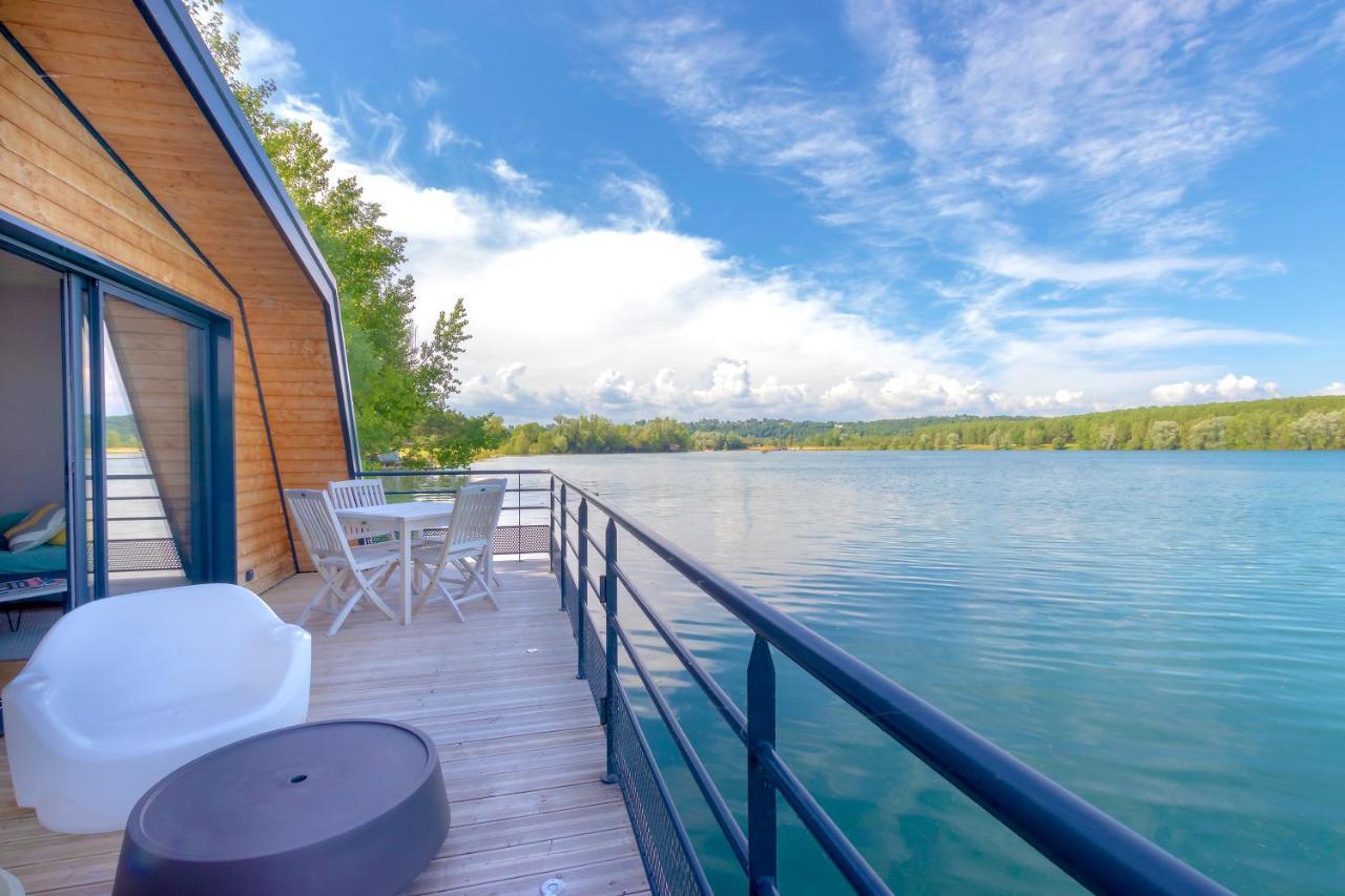 Maison Flottante - Houseboat - Baurech Insolite Eksteriør billede