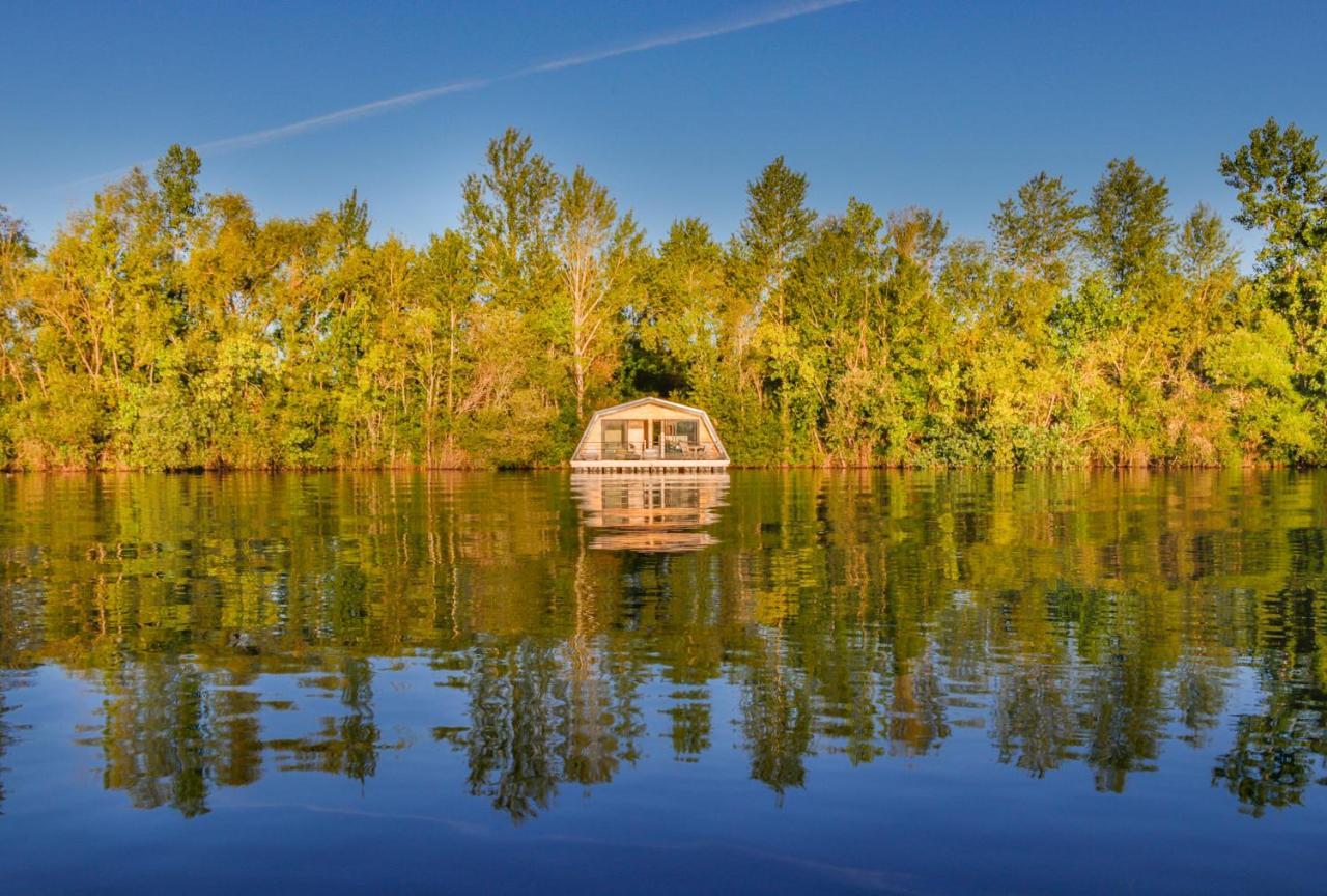 Maison Flottante - Houseboat - Baurech Insolite Eksteriør billede